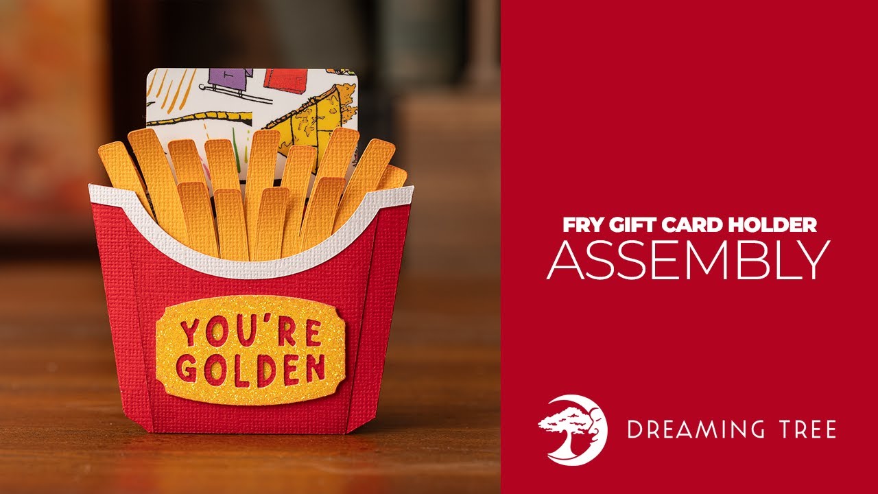 SVG File - Fry Gift Card Holder - Assembly Tutorial