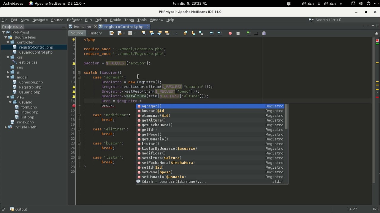 Diseño de Aplicaciones Web : PHP y MySQL mantenedor registros - YouTube