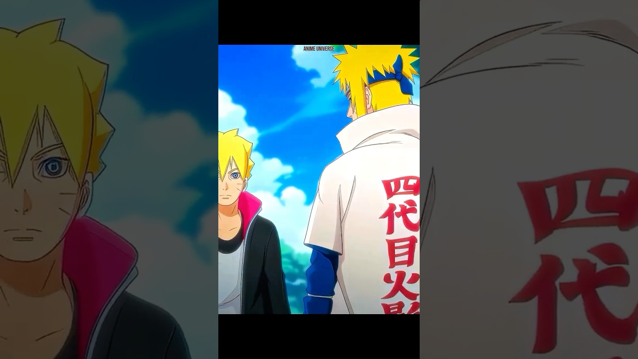 Boruto Meets His Grandfather Minato 😢 