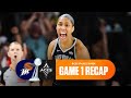 2025 WNBA Finals: A'ja Wilson's double-double helps Aces outlast Mercury in Game 1