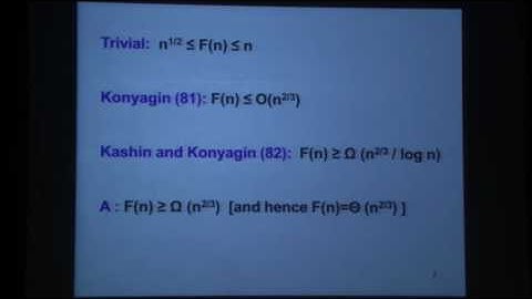 Graphs, vectors and integers - Noga Alon