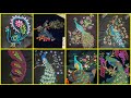 Peacock embroidery / silk embroidery designs / 2026 hand embroidery designs