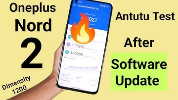 OnePlus Nord 2 Antutu Test High Performance Mode After Software Update Dimensity 1200 💪🏻