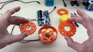 A 3D printed Cycloid Gearbox with two rotors (and suggested improvements)