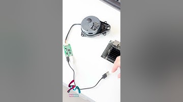 LiDAR with jetson nano  #jetsonnano #nvidia #robot #ros #lidar #lidarscanner