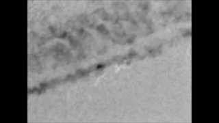 Solar jet transit (20111227). LUNT 152 F/6, BF3400, DMK41 - Pedro Ré