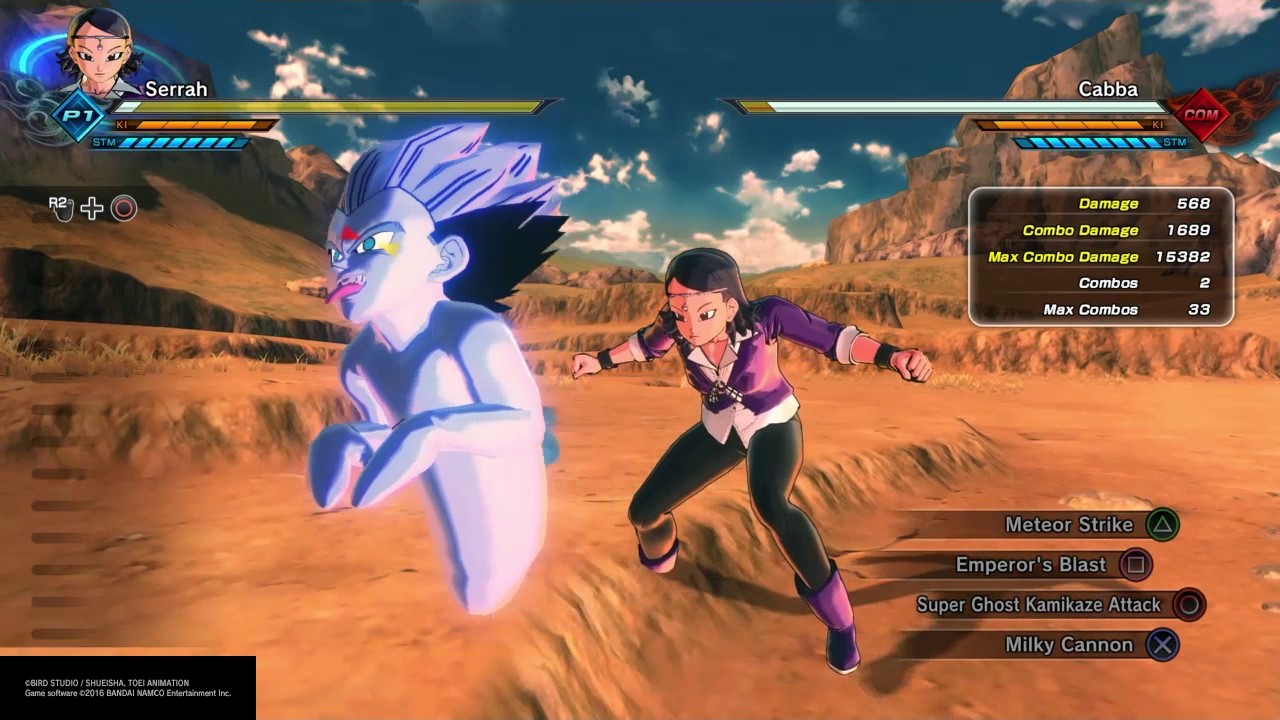 Dragon Ball Xenoverse 2 The rest of my Milky Cannon combos