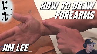 Jim Lee - How To Draw Forearms... Like A Boss