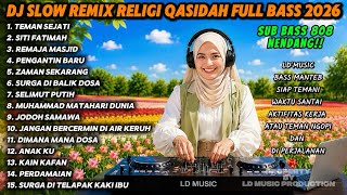 DJ Qasidah Slow Remix Viral 2026 Full Bass 808 🔥|,Teman sejati,Siti Fatimah, Selimut Putih