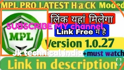 Mpl mod APK version 1.0.27 | Original link in free