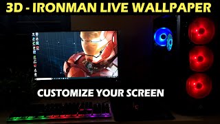 Customize your Pc/Laptop screen | Ironman Live Wallpaper Tamil | shot on Poco X3