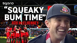 “My favourite British phrase is ‘squeaky bum time’” | Rob McElhenney | Wrexham