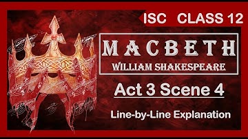MACBETH ACT 3 Scene 4 Line-by-Line Explanation | William Shakespeare Play @Aspiring_Minds