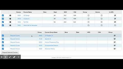 Course Request How-To Video