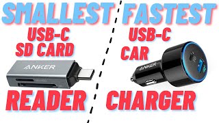 Is this the smallest USBC SD card reader you&#39;ve ever seen? Featuring the fastest car charger ever!!