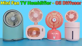 Mini Fan With Humidifier - Essential Oil Diffuser, Enjoy The Coolness In Summer | Unboxing Review