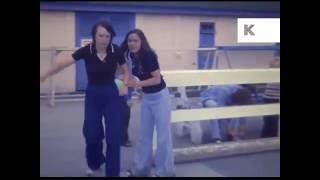 1970S Teenagers At The Roller Rink, 16Mm Colour Home Movies, Uk