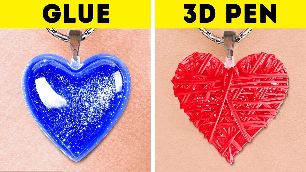 3D Pen VS Glue Gun. Genius Crafts for Fun and everyday life