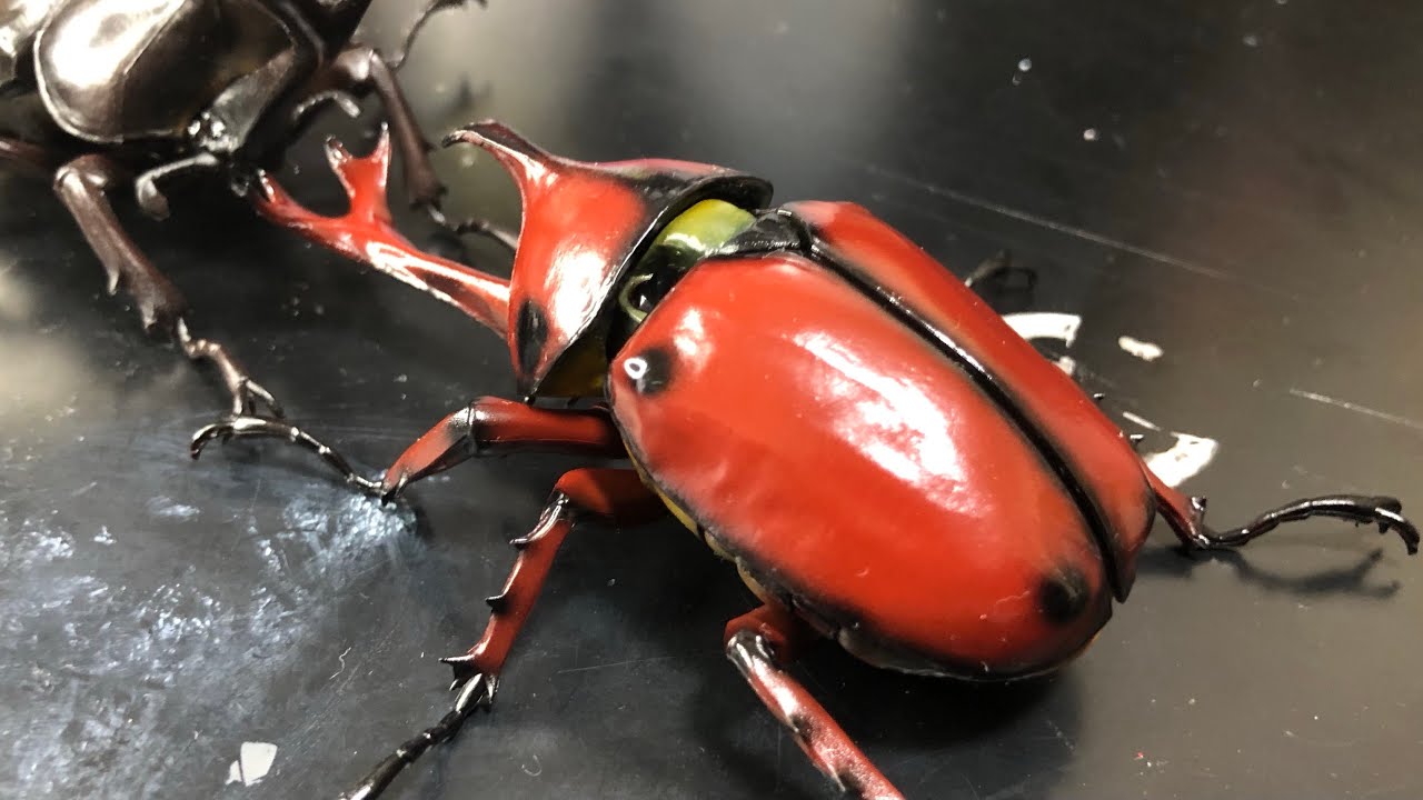 Japanese Rhinoceros Beetle (Reddish-Brown ver.) Repaint - Bandai