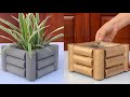 Amazing Idea Making Beautiful Flower Pots From Cement - Unique Products From Cement