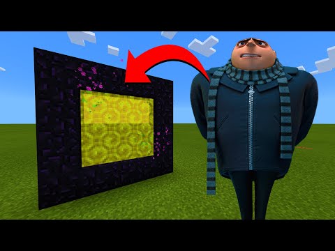 How To Make A Portal To The Minions 2 The Rise of Gru Dimension in Minecraft!