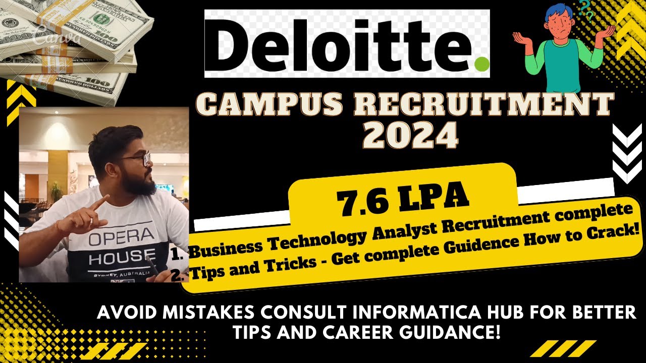 Deloitte Campus Recruitment 2024 [7.6 LPA] BTA complete Guidance # ...