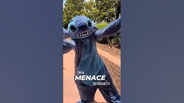 Cute? Menace? Both? #stitch #disney100 #disneyworld #disneyparks