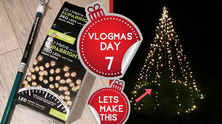 VLOGMAS 2019 DAY 7 | HOME MADE CHRISTMAS TREE TOWER LIGHT | THE LODGE GUYS