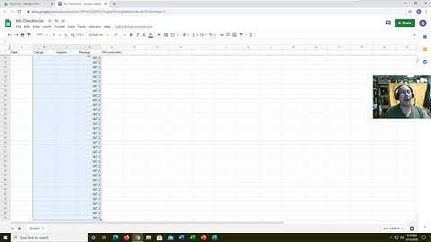 Creating a basic checkbook using Google Sheets