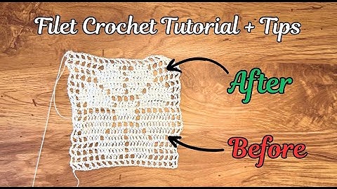 Filet Crochet Quick Tutorial + Secret Tip for Clear Designs (Beginner Friendly)