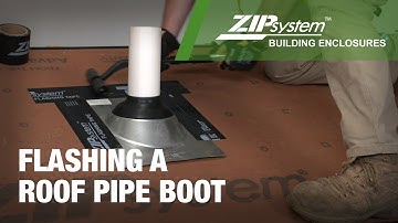 Flashing Roof Pipe Boot | Mastering the Basics | ZIP System™ Roof Assembly