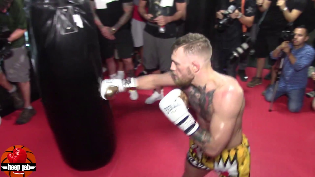 Conor McGregor Shows Off Crazy Footwork In Prep For Mayweather On Heavy