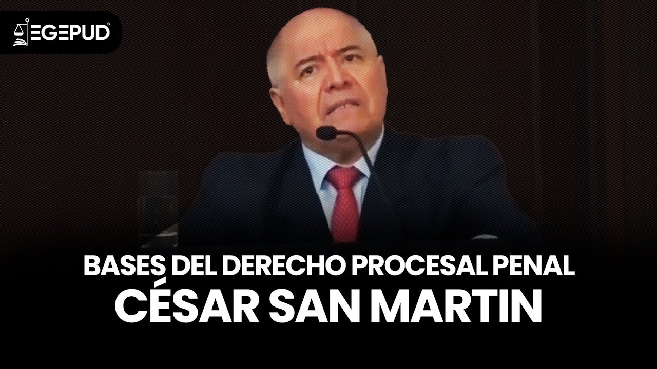 Bases del derecho procesal penal, por César San Martín
