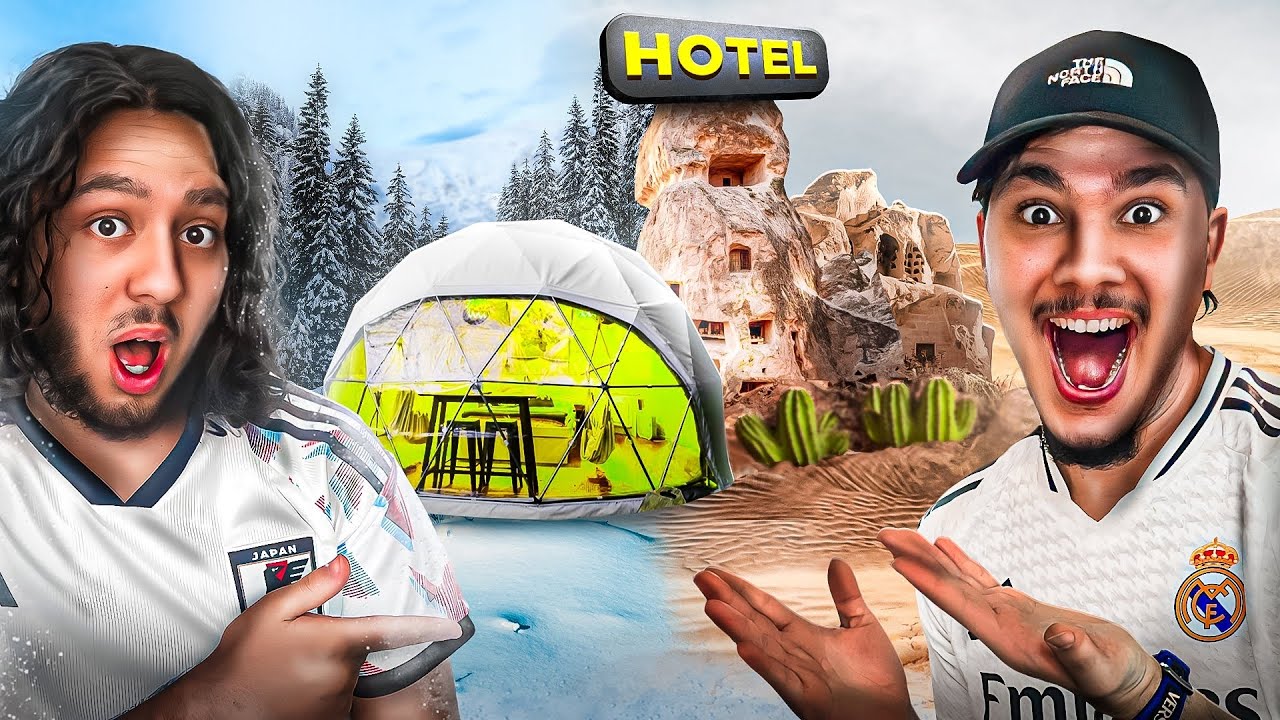 ON TESTE 1 NUIT DANS UN HÔTEL INSOLITE !