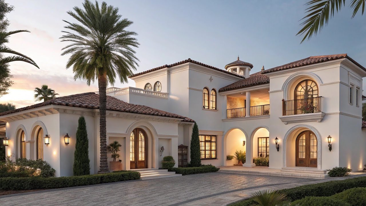 Inside a Skin Modern White Spanish Villa | Ultra-Luxury Mediterranean Mansion Tour in 4K