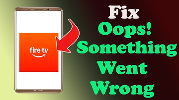 ✅How to Fix Amazon Fire TV App Oops something Went Wrong Error on Android ✅