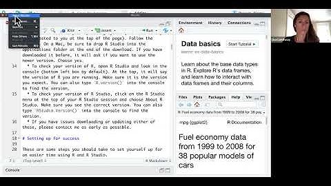 Check version of R and R Studio