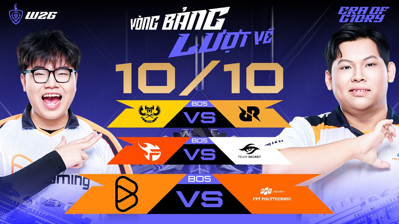 🔴 TRỰC TIẾP: BOX GAMING vs FPT POLYTECHNIC | GIAI ĐOẠN VÒNG BẢNG - LƯỢT VỀ | ĐTDV MÙA ĐÔNG 2026