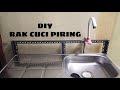 DIY || RAK CUCI PIRING MURAH DARI BESI SIKU LUBANG