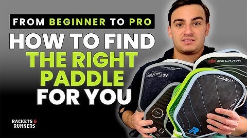 Everything you need to know to buy a pickleball paddle!! | Rackets & Runners