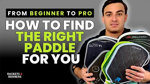 Everything you need to know to buy a pickleball paddle!! | Rackets & Runners