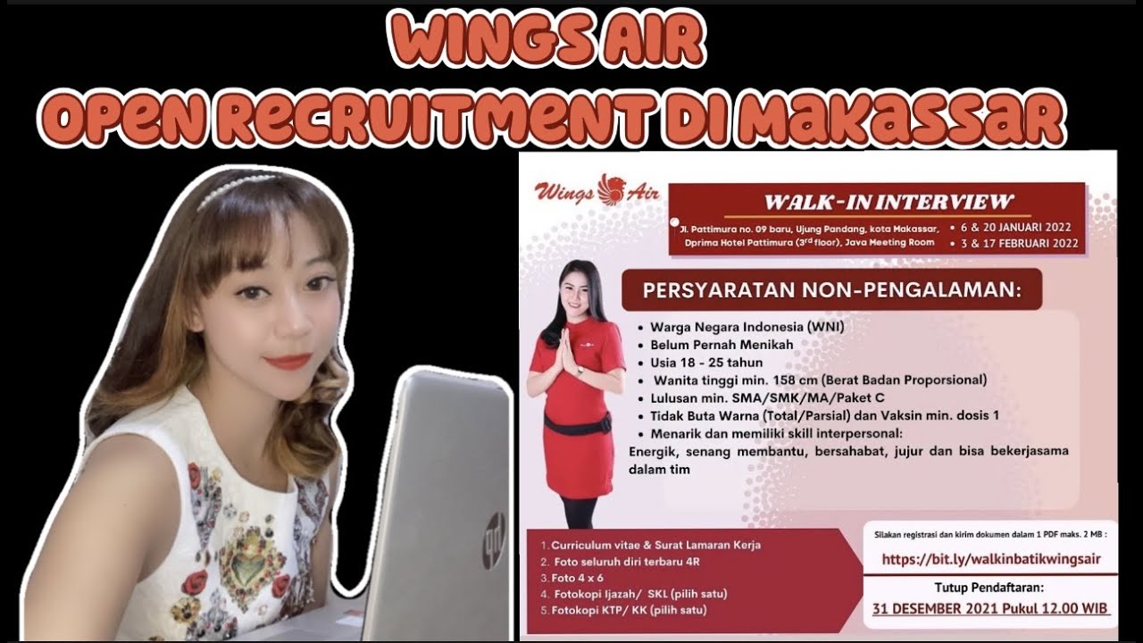 WINGS AIR OPEN RECRUITMENT Makasar YouTube