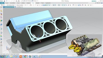 #NX Assembly #V6 Engine assembly #ENGINE BLOCK