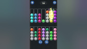 Ball Sort by Infinite Joy: Levels 719, 720