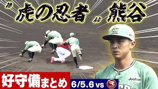 【思わず見惚れる…】楽天との2連戦で飛び出した好守備をまとめてお届け！！阪神タイガース密着！応援番組「虎バン」ABCテレビ公式チャンネル