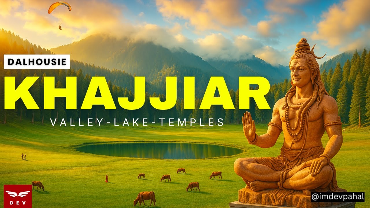 Khajjiar Mini Switzerland of India | Paragliding, Lake & Temples Tour | Himachal Travel Vlog