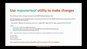 TrueSight Middleware Transaction Monitor | Changing Database Information