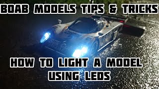 How to light a scale model using LEDs  Tips and Tricks