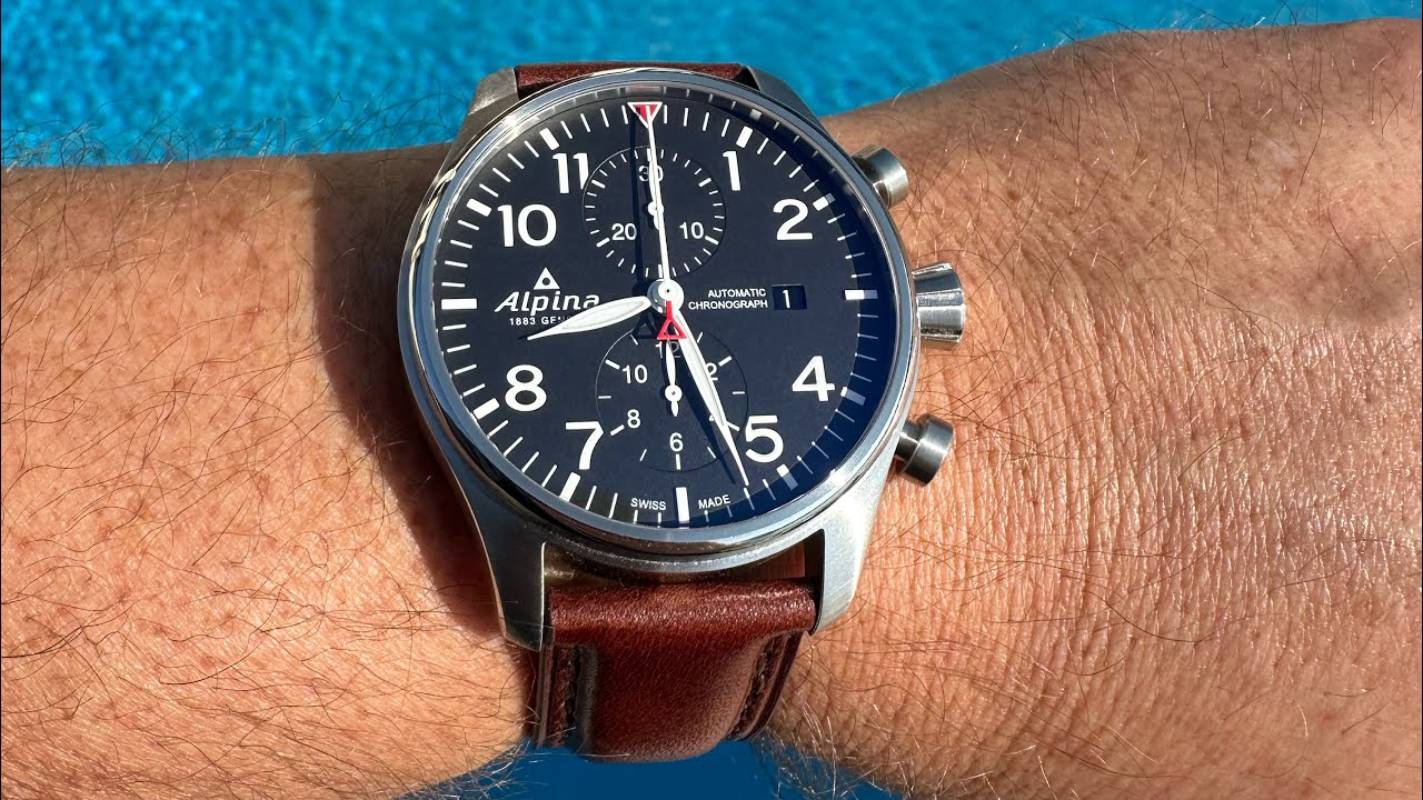 Alpina Startimer Chronograph! Pilots Unite! Unboxing and Review