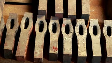 Punching an Axe Eye at Wolf Valley Forge